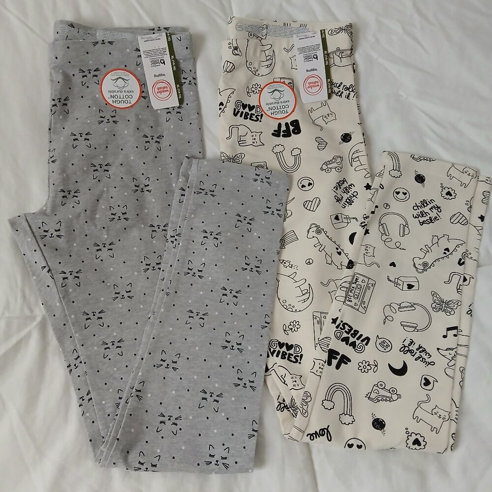 Wondernation leggings girl's size XL 14-16 (2 total)